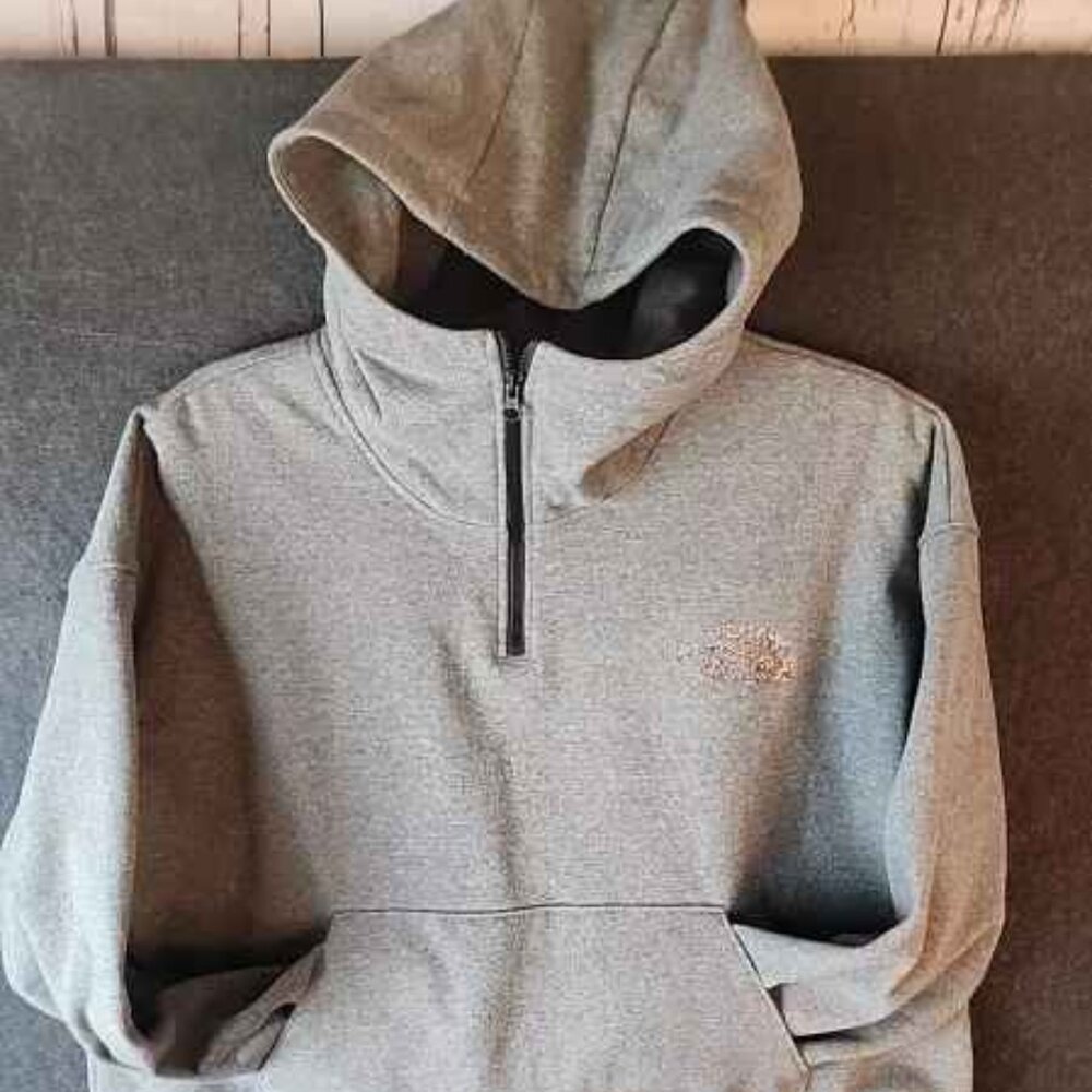 The North Face Womens 1/4 Zip Cropped Hoodie NEW! Medium